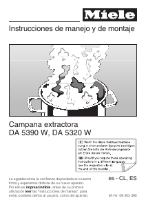 Manual de uso Miele DA 5320 W Puristic Maxime Campana extractora