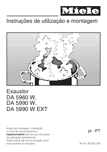 Manual Miele DA 5990 W Exaustor