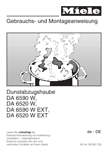 Bedienungsanleitung Miele DA 6590 W Dunstabzugshaube