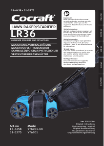 Manual Cocraft LR36 (YT6701) Lawn Raker