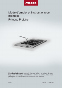 Mode d’emploi Miele CS 1411 Friteuse
