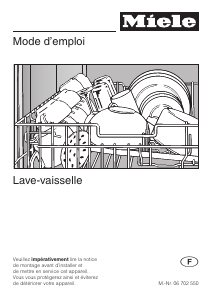 Mode d’emploi Miele G 1020 Lave-vaisselle