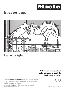 Manuale Miele G 1140 SCU Lavastoviglie