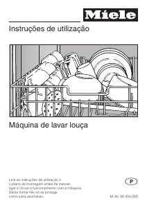 Manual Miele G 1220 SC Máquina de lavar louça