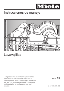 Manual de uso Miele G 1833 SC Lavavajillas