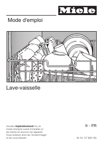 Mode d’emploi Miele G 2275 SCVi Lave-vaisselle