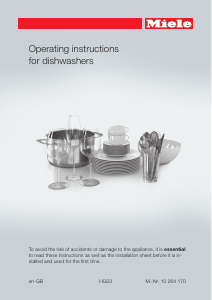 Manual Miele G 4203 i Active Dishwasher