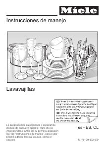 Manual de uso Miele G 4410 Lavavajillas