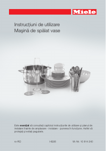 Manual Miele G 4680 SCVi Active Maşină de spălat vase