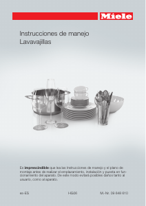 Manual de uso Miele G 4760 SCVi Lavavajillas