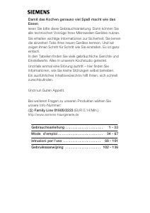 Manuale Siemens HF15M541 Microonde