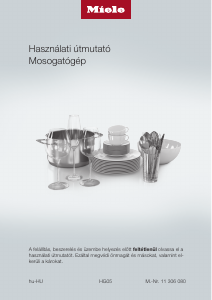 Használati útmutató Miele G 4932 SC Front Series 120 Mosogatógép