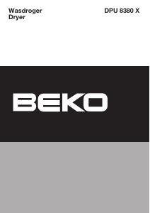 Manual BEKO DPU 8380 X Dryer