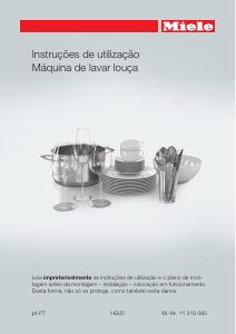 Manual Miele G 4982 SCVi Series 120 Máquina de lavar louça