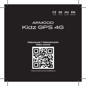Manuál ARMODD Kidz GPS 4G Chytré hodinky