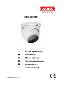 Bedienungsanleitung Abus HDCC32502 Überwachungskamera
