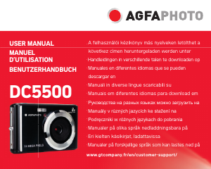 Bedienungsanleitung Agfa DC5500 Digitalkamera