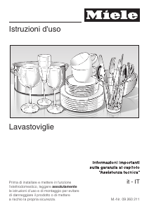 Manuale Miele G 5100 Lavastoviglie