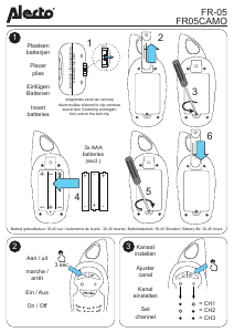 Manual Alecto FR-05 Walkie-talkie