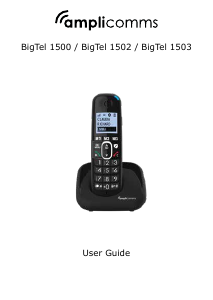 Manual Amplicomms BigTel 1503 Wireless Phone