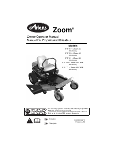 Handleiding Ariens Zoom 34 Grasmaaier