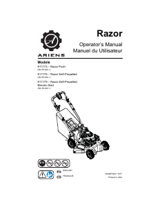 Handleiding Ariens Razor Push Grasmaaier