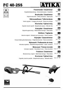 Manual Atika FC 40-255 Brush Cutter