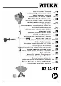 Priročnik Atika BF 31-4T Motorna kosa