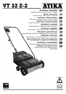 Brugsanvisning Atika VT 32 Z-2 Vertikalskærer