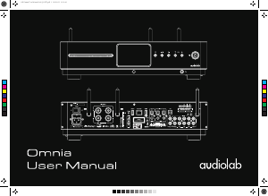 Manual Audiolab Omnia CD player