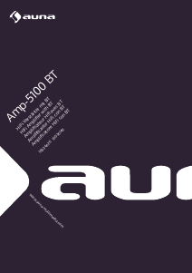 Mode d’emploi Auna AMP-5100 BT Amplificateur