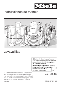 Manual de uso Miele G 5170 Lavavajillas