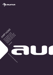 Manual de uso Auna AMP-H260 Amplificador