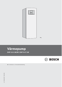 Bruksanvisning Bosch EHP 6-17 LW Värmepump
