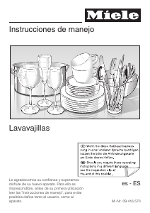 Manual de uso Miele G 522 Lavavajillas