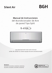 Manual de uso BGH BS23CNS Aire acondicionado