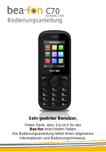 Bedienungsanleitung Beafon C70 Handy