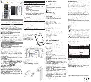 Manual Beafon SL495 Mobile Phone