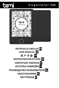 Manual Bemi Cognita Light CGL E-Reader