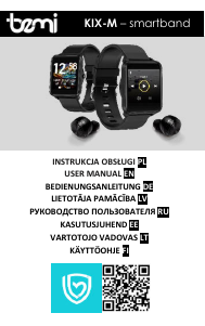 Handleiding Bemi KIX-M Smartwatch