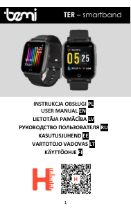 Handleiding Bemi TER Smartwatch