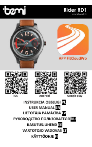 Instrukcja Bemi Rider RD1 Smartwatch