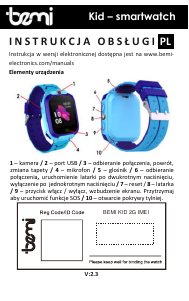 Instrukcja Bemi Kid Smartwatch