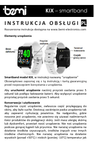Instrukcja Bemi KIX Smartwatch