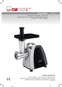 Manual Clatronic FW 3803 Meat Grinder