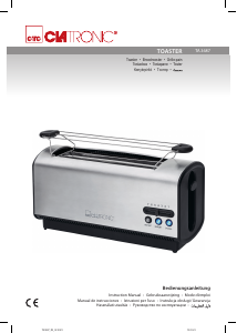 Manual Clatronic TA 3687 Toaster