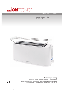 Manual Clatronic TA 3802 Toaster