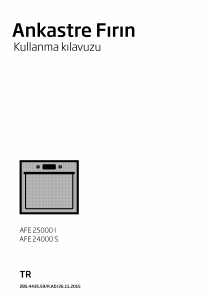 Kullanım kılavuzu BEKO AFE 24000 I Fırın