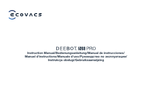 Instrukcja ECOVACS Deebot N8 Pro Odkurzacz
