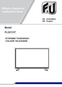 Εγχειρίδιο F&U FL32113T Τηλεόραση LED